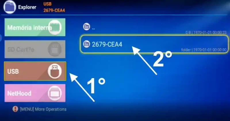 finalizando instalação tv express no tv box
